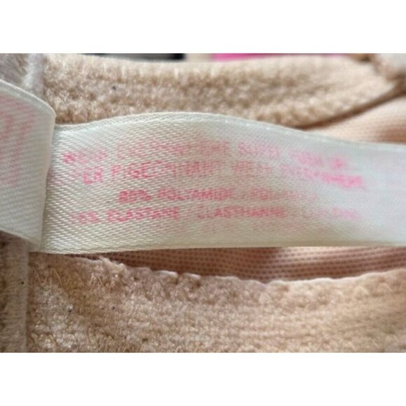 PINK Victoria Secret Wear Everywhere Push Up underwire beige bra size 34D - Picture 6 of 7